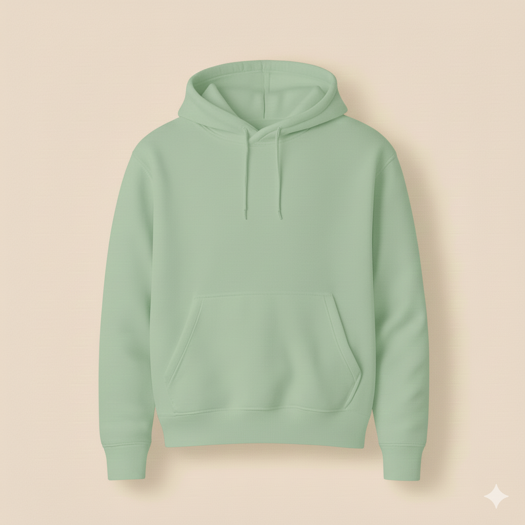 Pista Green Plane Fleece Hoodie