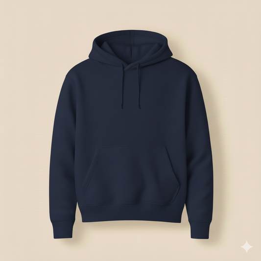 Navy Plane Fleece Hoodie
