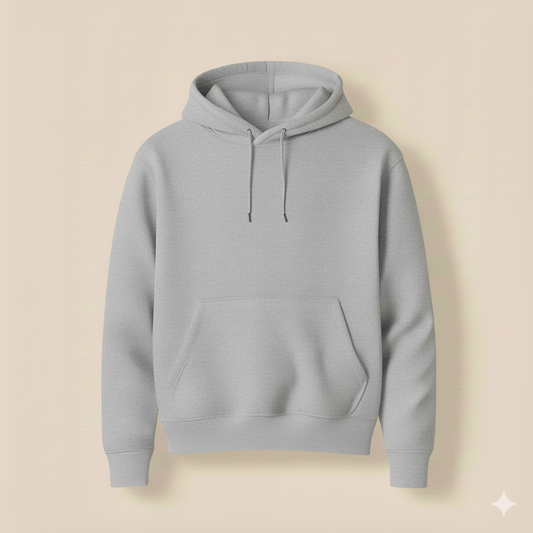 Grey Plan Fleece Hoodie