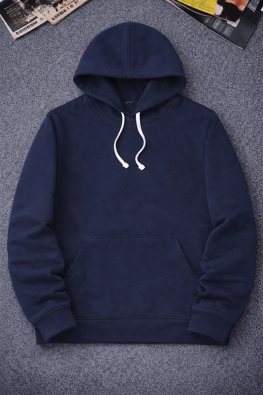 Navy Plane Fleece Hoodie